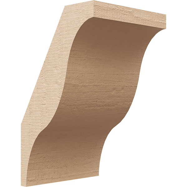 Ekena Millwork BRCUR06X06X10FSTRCPR
