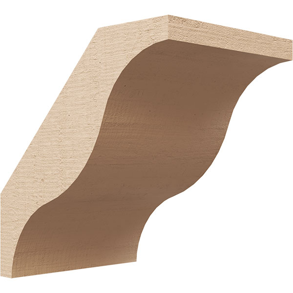Ekena Millwork BRCUR06X08X08FSTRCPR