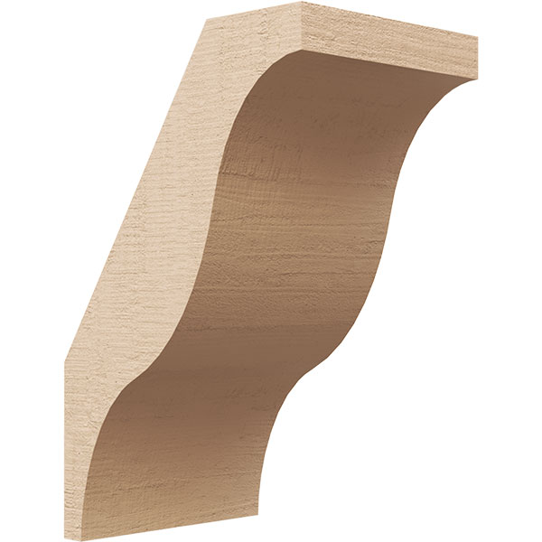 Ekena Millwork BRCUR06X08X12FSTRCPR