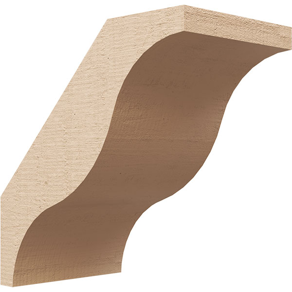 Ekena Millwork BRCUR06X10X10FSTRCPR