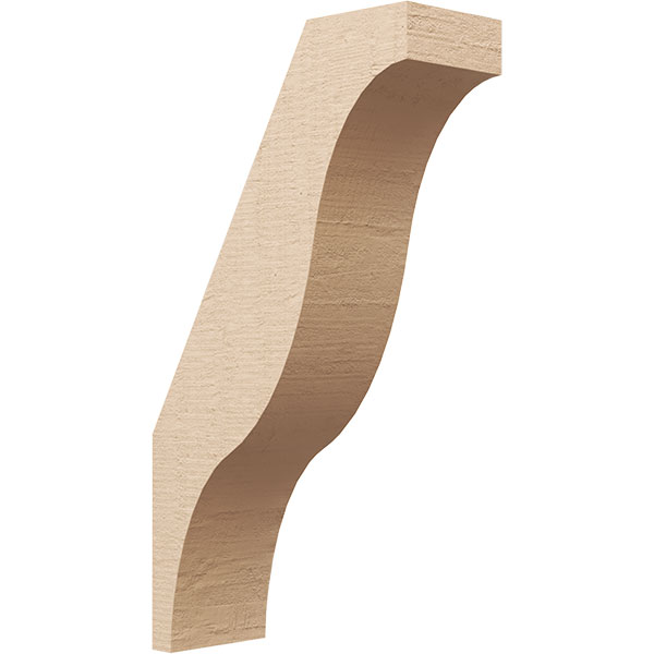 Ekena Millwork BRCUR06X16X28FSTRCPR