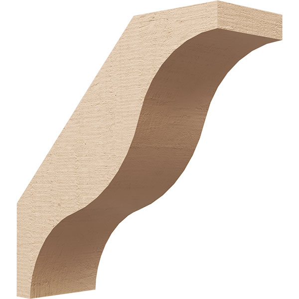 Ekena Millwork BRCUR06X18X18FSTRCPR