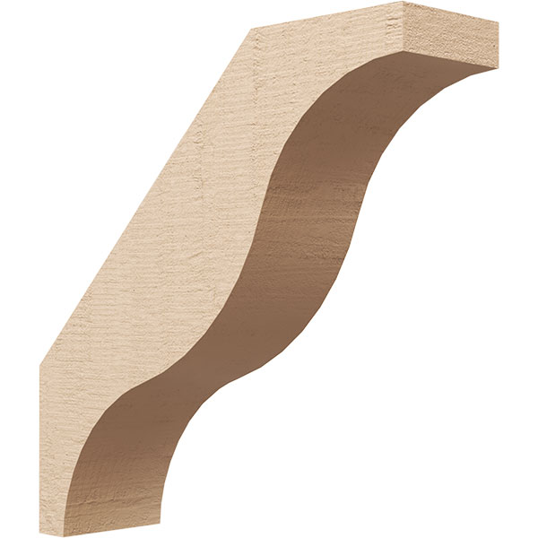Ekena Millwork BRCUR06X22X22FSTRCPR