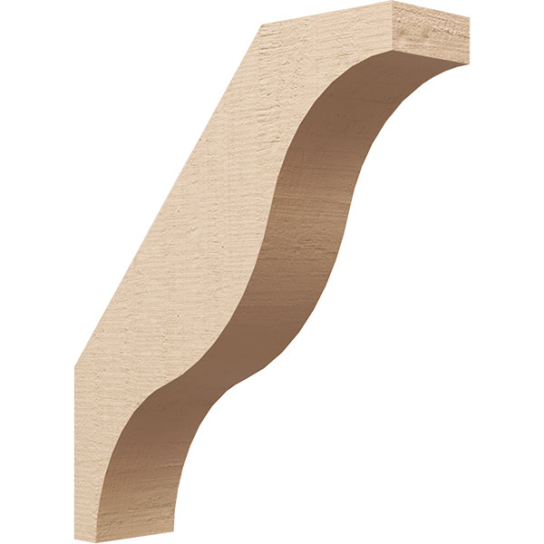 Ekena Millwork BRCUR06X24X28FSTRCPR