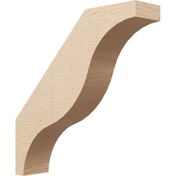 Ekena Millwork BRCUR06X28X28FSTRCPR