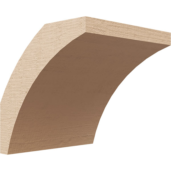 Ekena Millwork BRCUR04X38X38THRRCPR