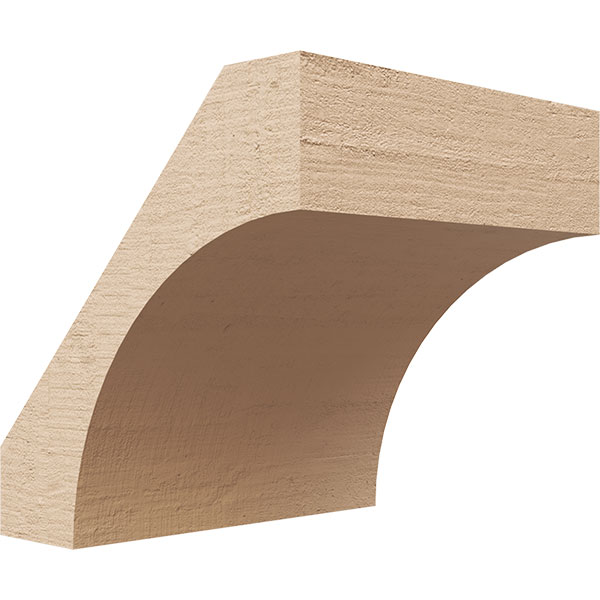 Ekena Millwork BRCUR04X42X42WTLRCPR