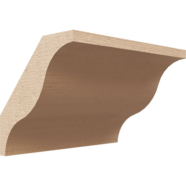 Ekena Millwork BRCUR06X44X44FSTRCPR