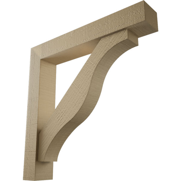 Ekena Millwork BKTUR0402X24X24FST05RCPR