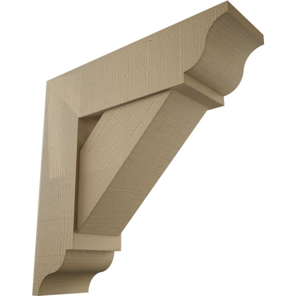 Ekena Millwork BKTUR0806X28X28TRA01RCPR