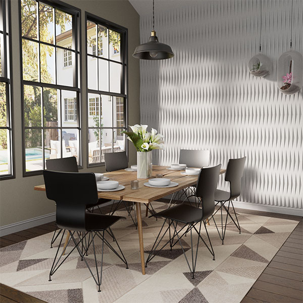6"W x 24"H x 1"T EdgeCraft Tigris Style Seamless Wall Tile