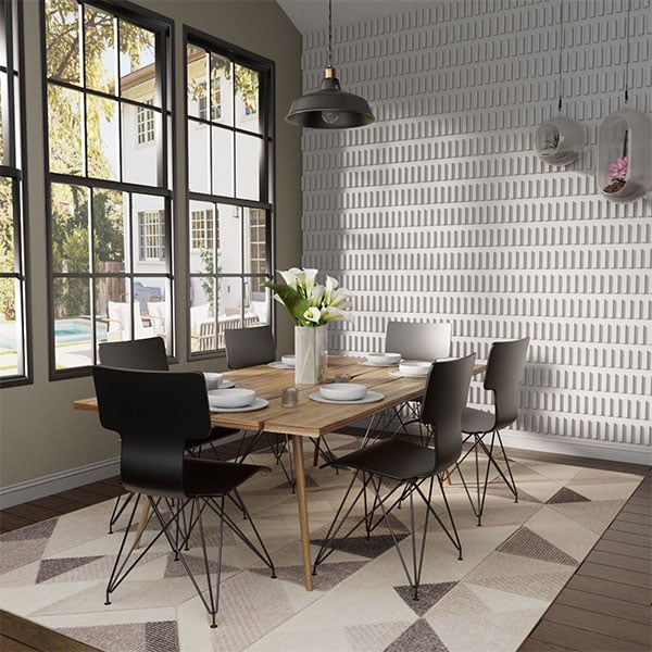 6"W x 24"H x 1"T EdgeCraft Indus Style Seamless Wall Tile
