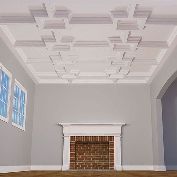 Square Intersection Coffered Ceilings