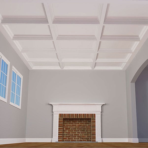 Classic Intersection Coffered Ceilings