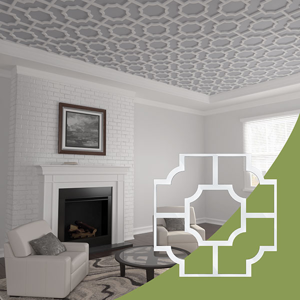 Ekena Millwork CELA33X33X0125BRDWH
