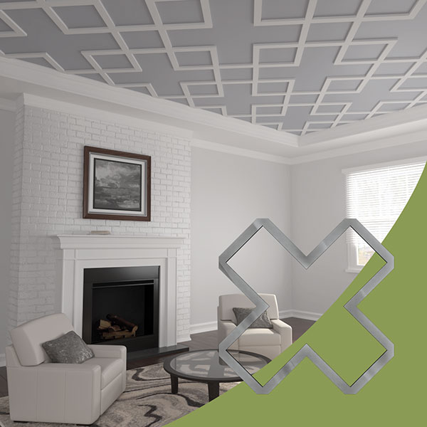 Ekena Millwork CELA60X60X0125FLRGR