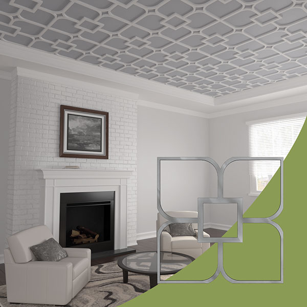 Ekena Millwork CELA39X39X0125OLVGR