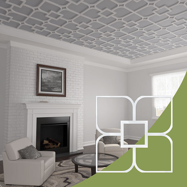 Ekena Millwork CELA39X39X0125OLVWH