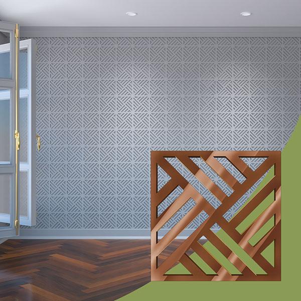 Ekena Millwork WALA08X08X0125ALLBR