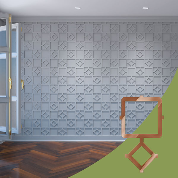 Ekena Millwork WALA08X08X0125ARCBR