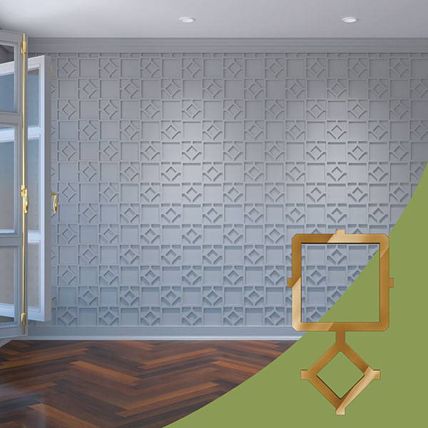 Ekena Millwork WALA08X08X0125ARCGO
