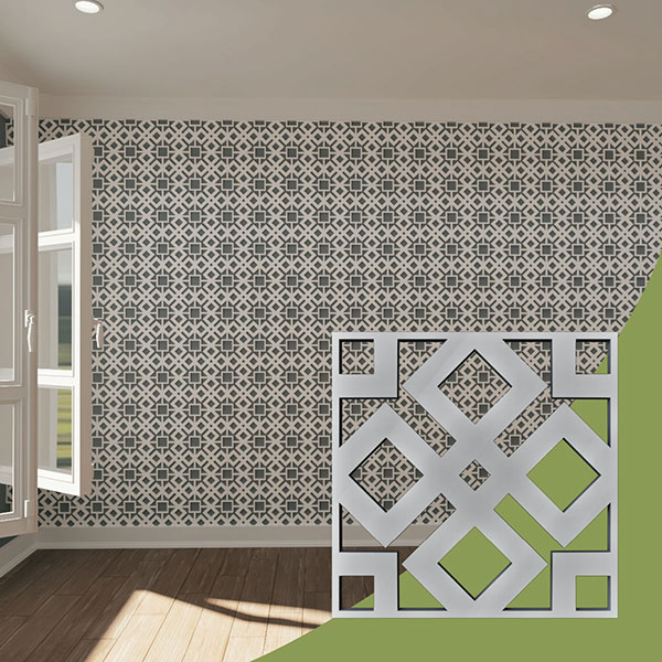 Ekena Millwork WALA08X08X0125BLEGR