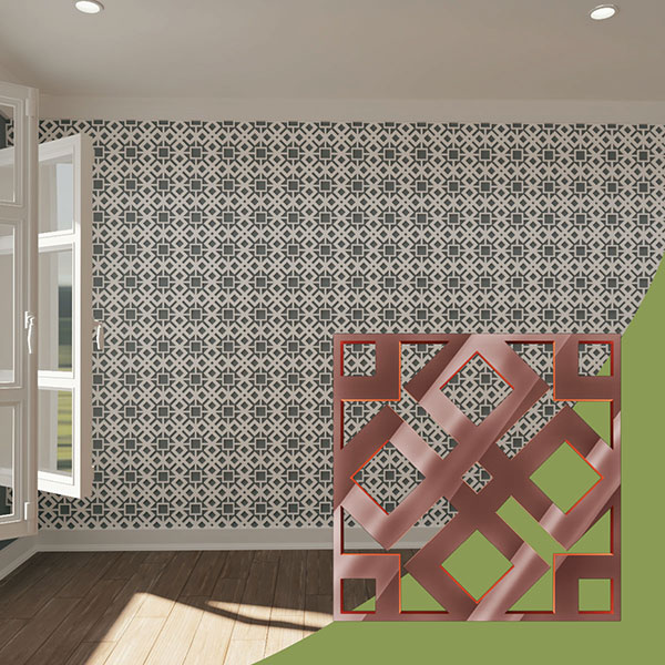 Ekena Millwork WALA08X08X0125BLERG