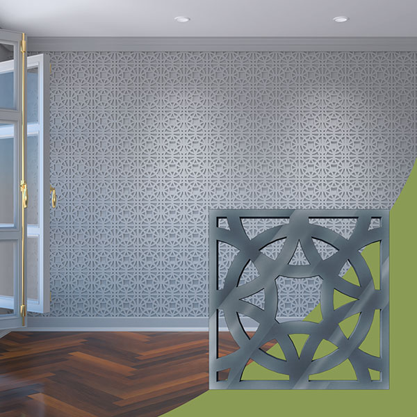 Ekena Millwork WALA08X08X0125BNEDG