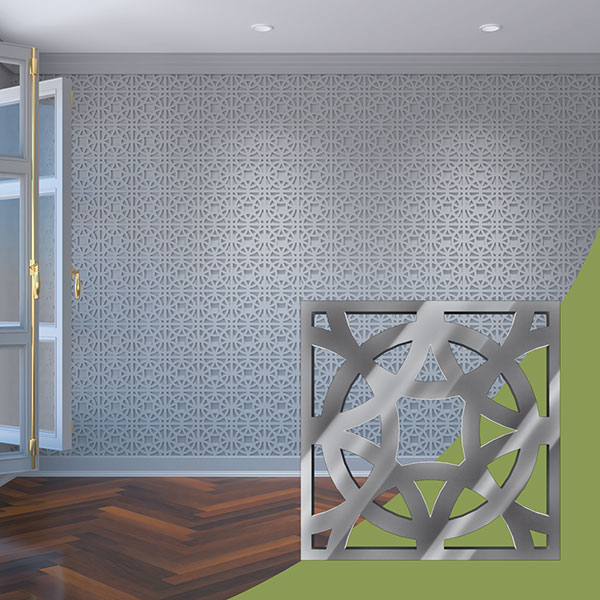 Ekena Millwork WALA08X08X0125BNESV