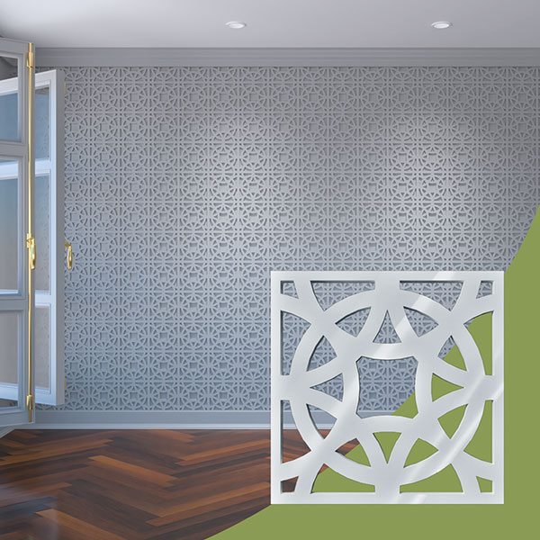 Ekena Millwork WALA08X08X0125BNEWH