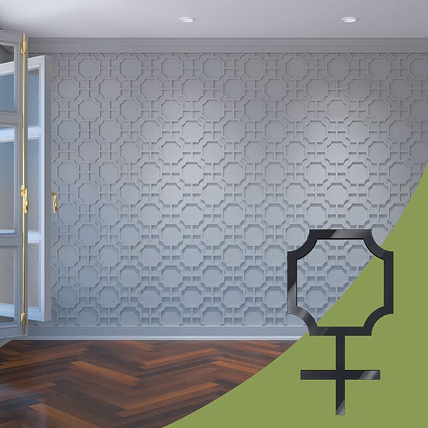 Ekena Millwork WALA08X08X0125BRDBL
