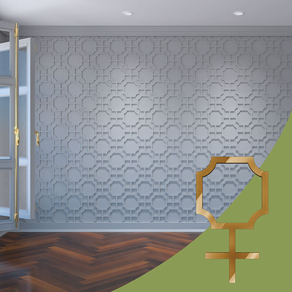 Ekena Millwork WALA08X08X0125BRDGO