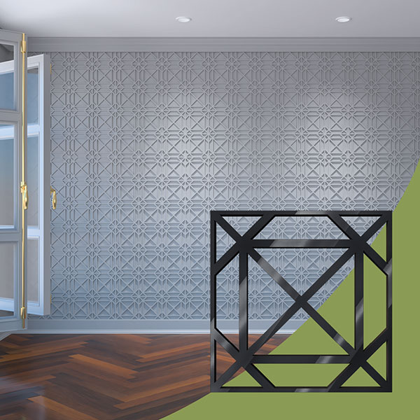 Ekena Millwork WALA08X08X0125BUXBL