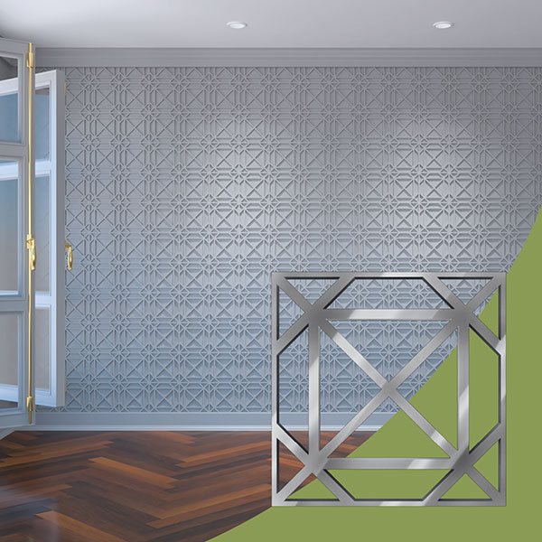 Ekena Millwork WALA08X08X0125BUXSV