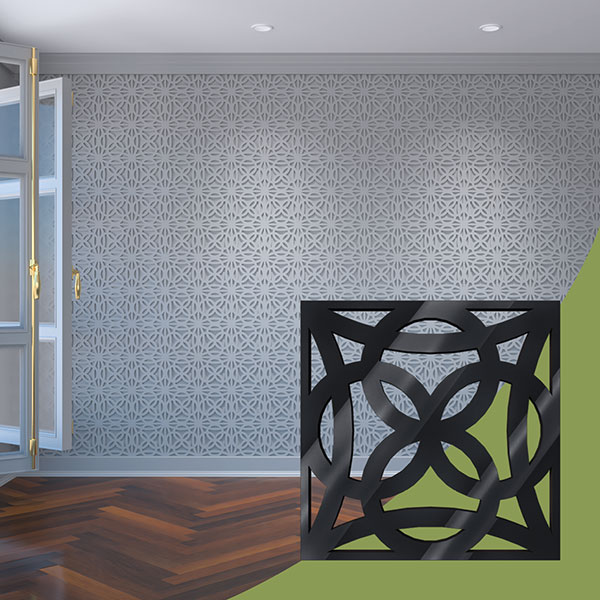 Ekena Millwork WALA08X08X0125BYTBL