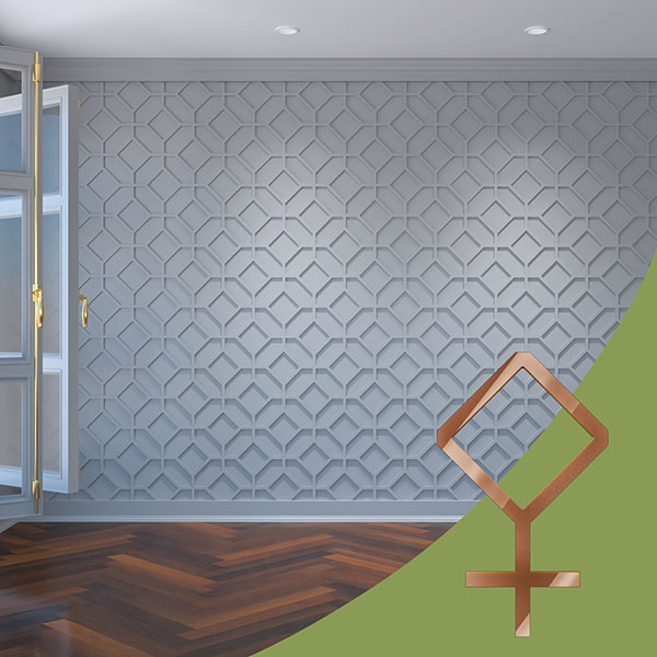 Ekena Millwork WALA08X08X0125CAMBR