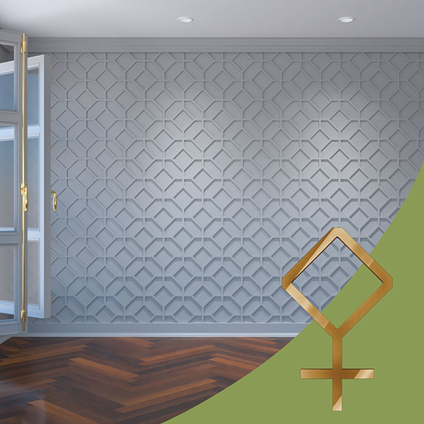 Ekena Millwork WALA08X08X0125CAMGO