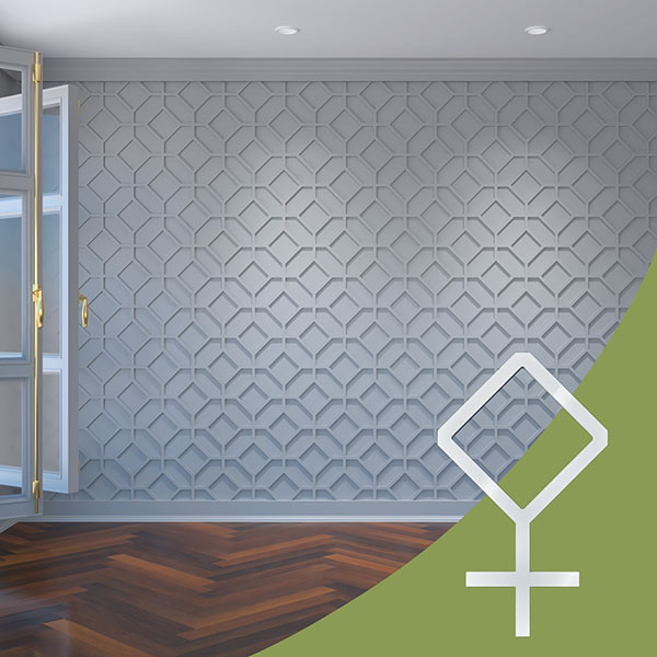 Ekena Millwork WALA08X08X0125CAMWH