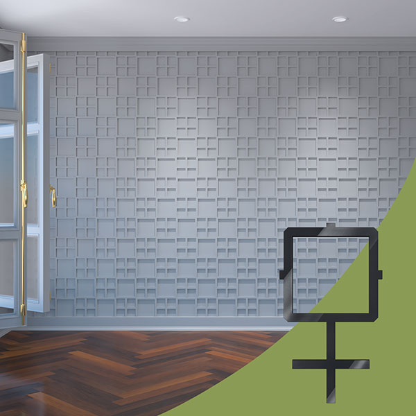 Ekena Millwork WALA08X08X0125CARBL