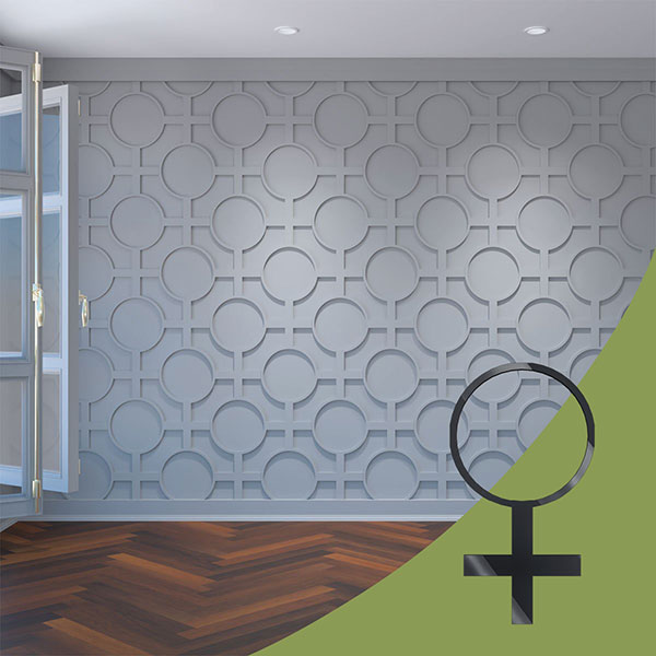 Ekena Millwork WALA08X08X0125CHFBL