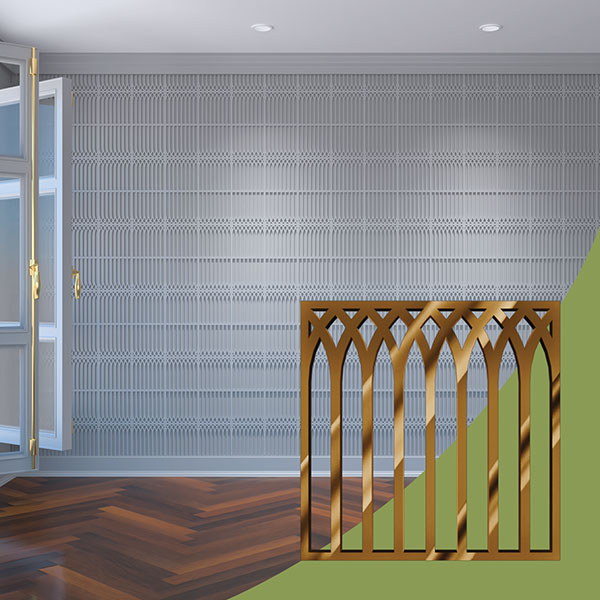 Ekena Millwork WALA08X08X0125CRPGO