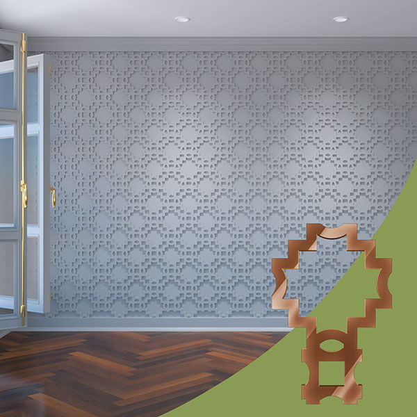 Ekena Millwork WALA08X08X0125CRVBR