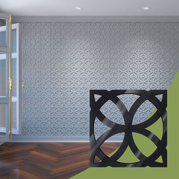 Ekena Millwork WALA08X08X0125DVNBL