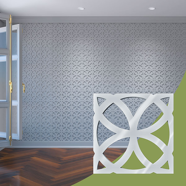 Ekena Millwork WALA08X08X0125DVNWH