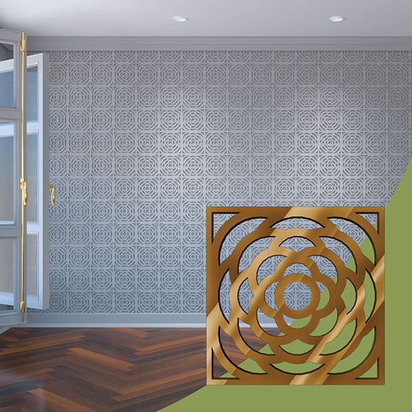 Ekena Millwork WALA08X08X0125EBGGO