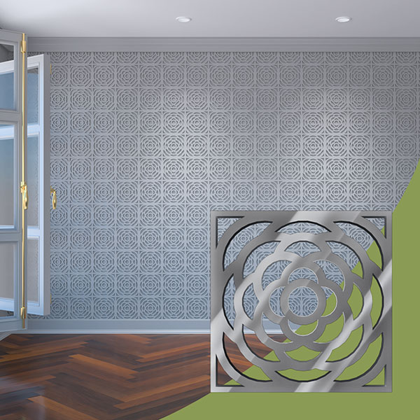 Ekena Millwork WALA08X08X0125EBGSV
