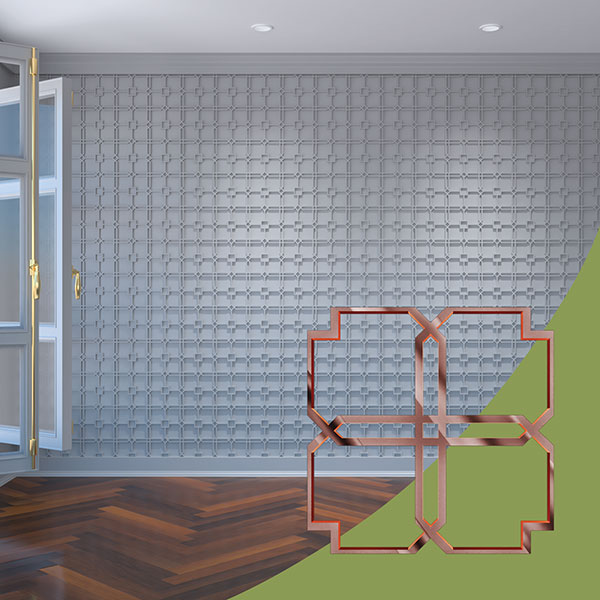 Ekena Millwork WALA08X08X0125EWDRG