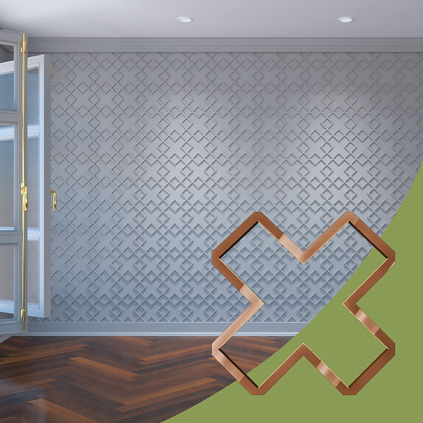 Ekena Millwork WALA08X08X0125FLRBR