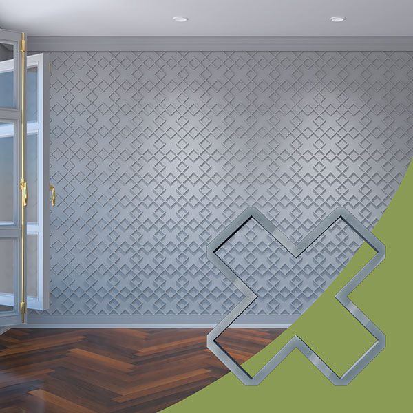 Ekena Millwork WALA08X08X0125FLRDG