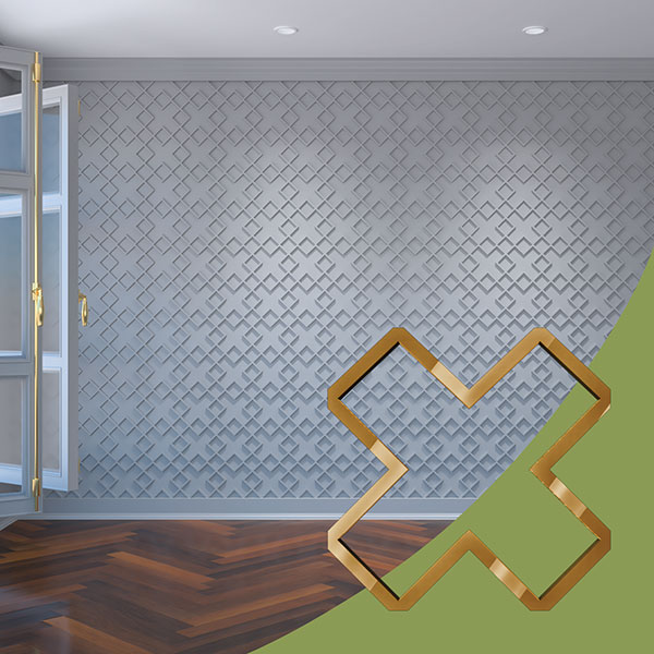 Ekena Millwork WALA08X08X0125FLRGO